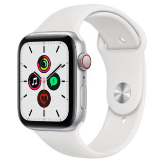 Apple Watch SE Silver Aluminium Case with Sport Band 44mm Cellular