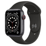 Apple Watch Series 6 Space Grey Aluminium Case with Sport Band 44mm Cellular